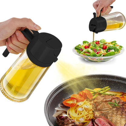 Dispensador de Aceite 2-1 con Spray